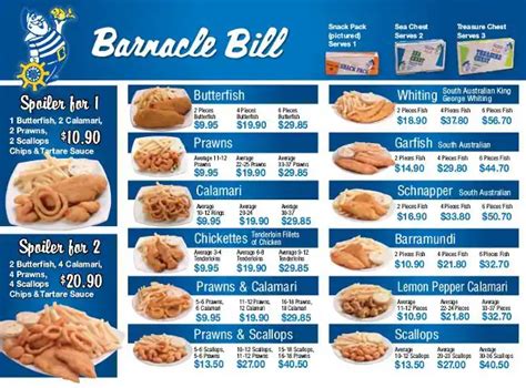 barnacle bill's reviews|barnacle bill's restaurant menu.